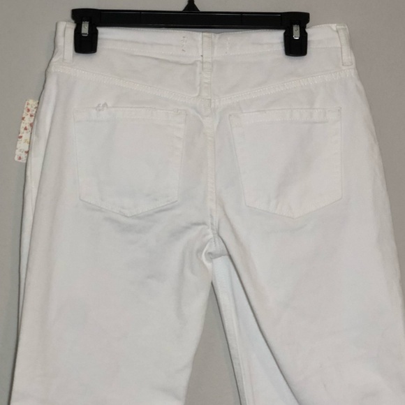 NWT Free People We the Free Maggie Mid Rise Ripped Straight Leg Jeans size 26 - Picture 12 of 14